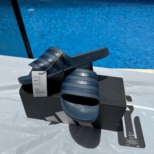 NEW! Adidas Men's Slides “Adilette Aqua” Sandals Beach Gym Casual Multiple Sizes